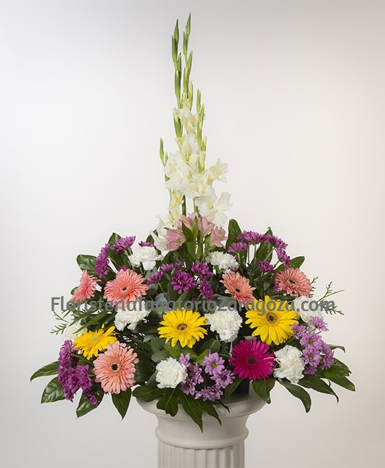 envios de flores para funeral en el Tanatorio de Zaragoza, Centros de flores para entierro en Tanatorio de Bacelona, Flores Funerarias para Tanatorio